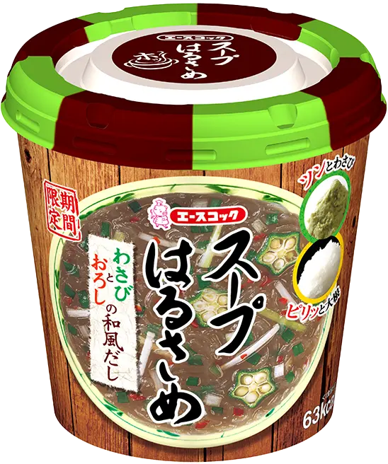 スープはるさめ わさびとおろしの和風だし