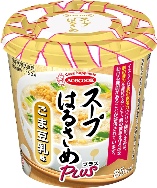 スープはるさめプラス ごま豆乳味