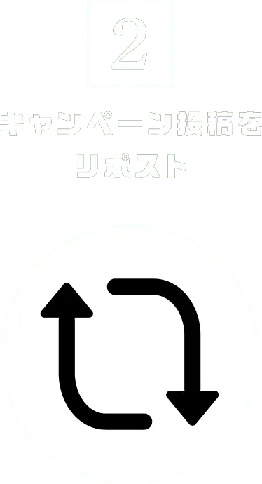 [2] キャンペーン投稿をリポスト