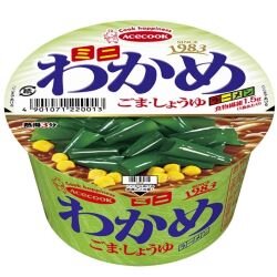ミニわかめラーメン　ごま・しょうゆ