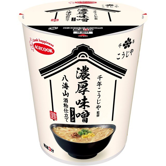 千年こうじや監修　八海山酒粕仕立て　濃厚味噌ラーメン