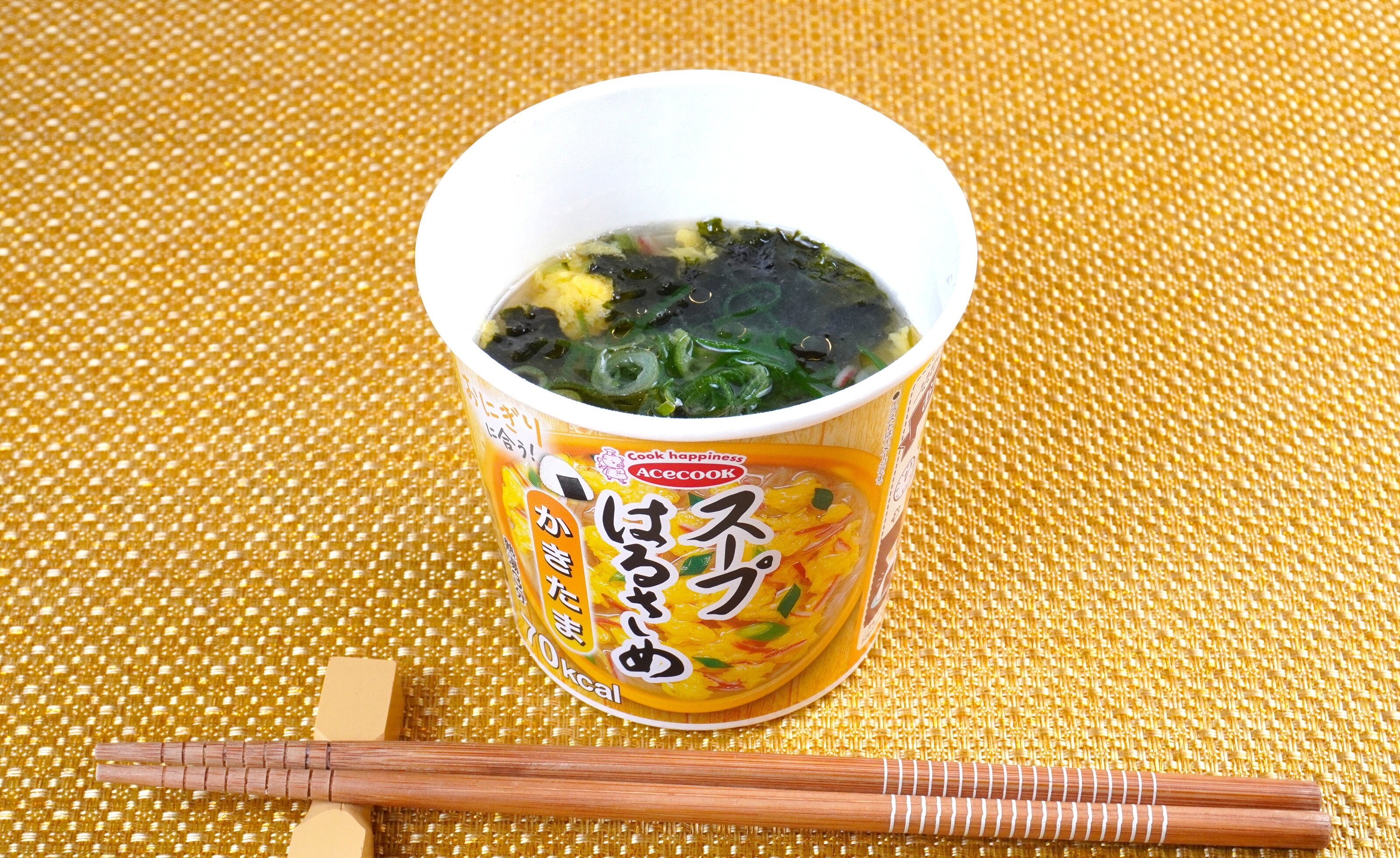 韓国風 スープはるさめかきたま