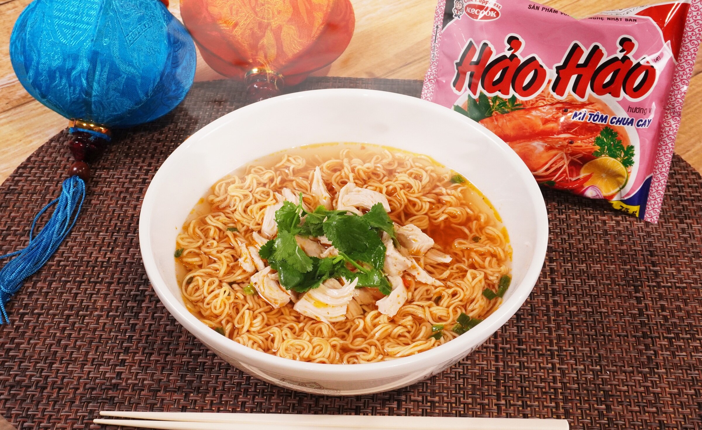 鶏ささみのパクチー和えHao Hao
